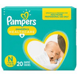 New Unopened Pampers Swaddlers Newborn 20 Pack